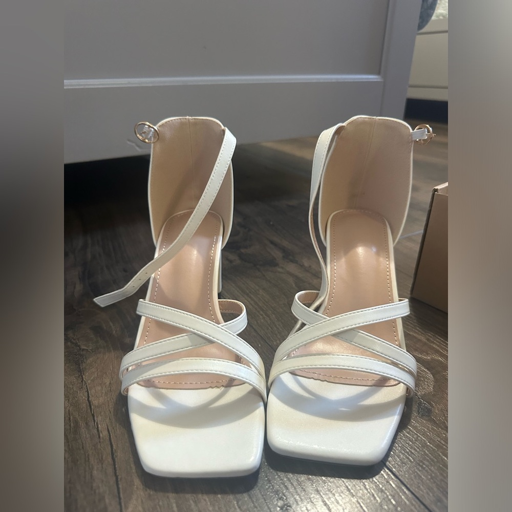 White Formal Heels